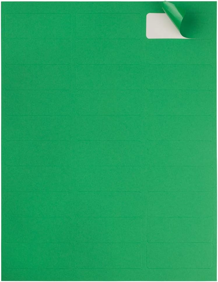 JAM PAPER Mailing Address Labels - Self-Adhesive Rectangular