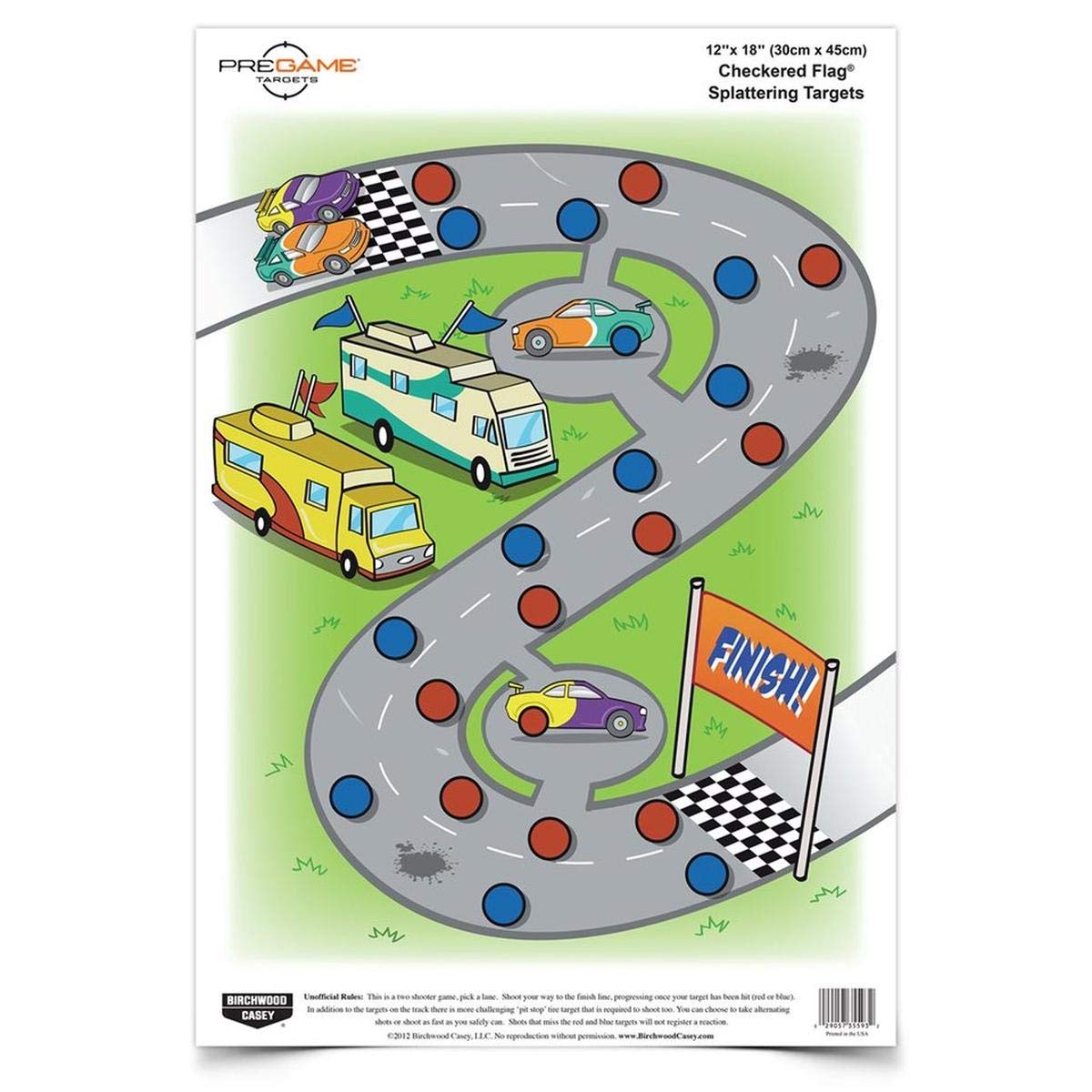 BIRCHWOOD CASEY Pregame Instant Splattering Shooting Targets