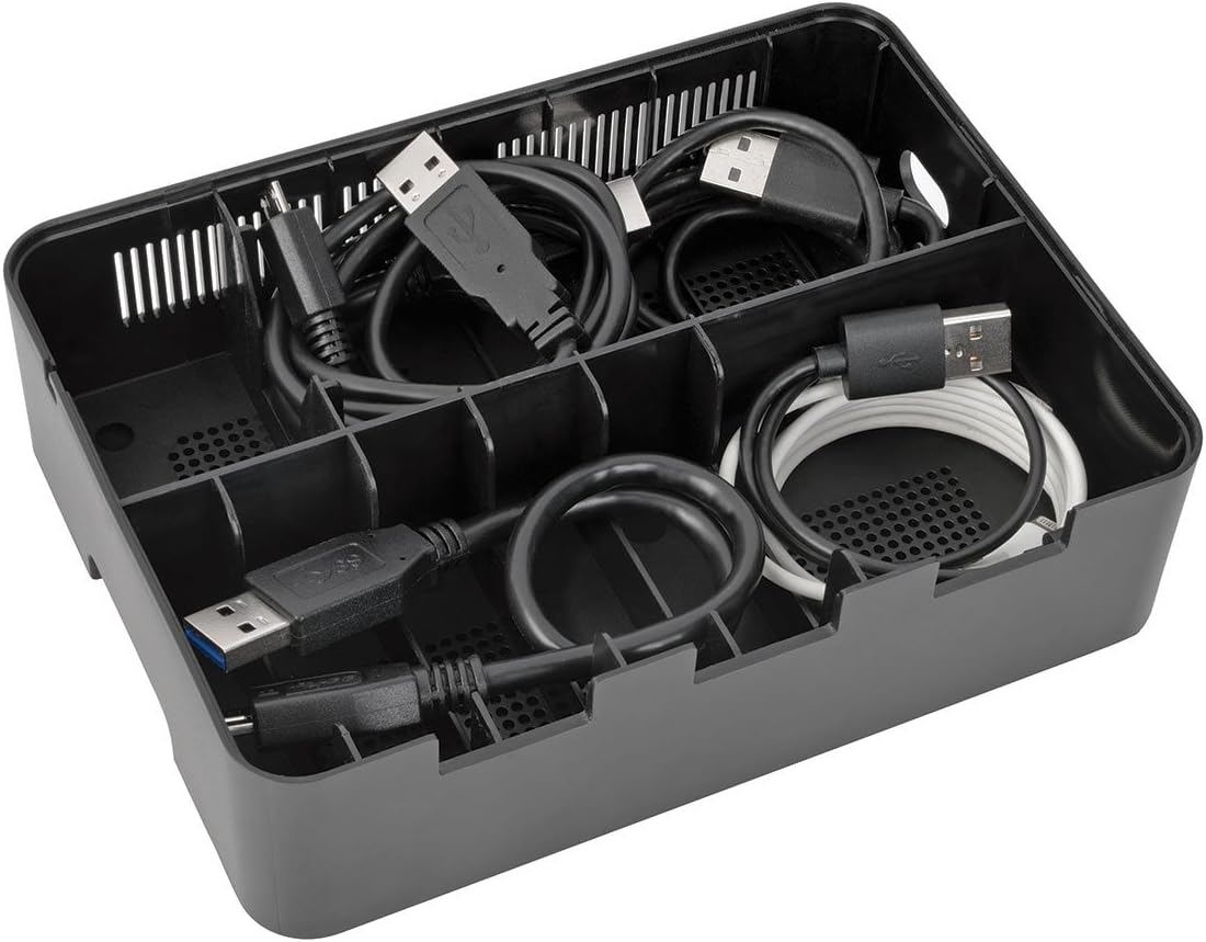 TRIPP LITE USB Charging Station with Storage and Adjustable Brackets