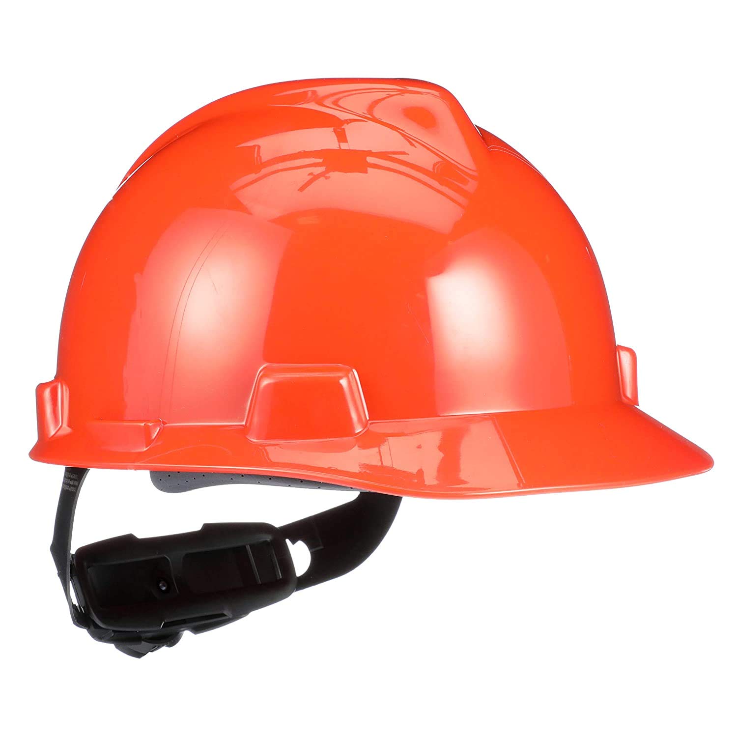 MSA 475361 V-Gard Cap Style Safety Hard Hat With Fas-Trac III Ratchet Suspension | Polyethylene Shell