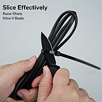 CIVIVI Mini Elementum Fixed Blade Knife with Kydex Sheath and Chain