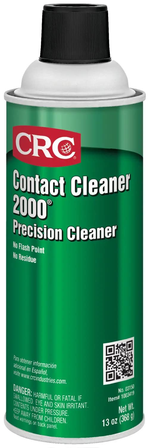 CRC - 3150 Precision Contact Cleaner 2000, 13 oz Aerosol Can, Clear 1 Pack