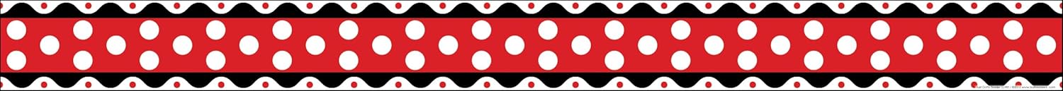 BARKER CREEK Double-Sided Bulletin Board Borders, 3" x 35", 12-Pack