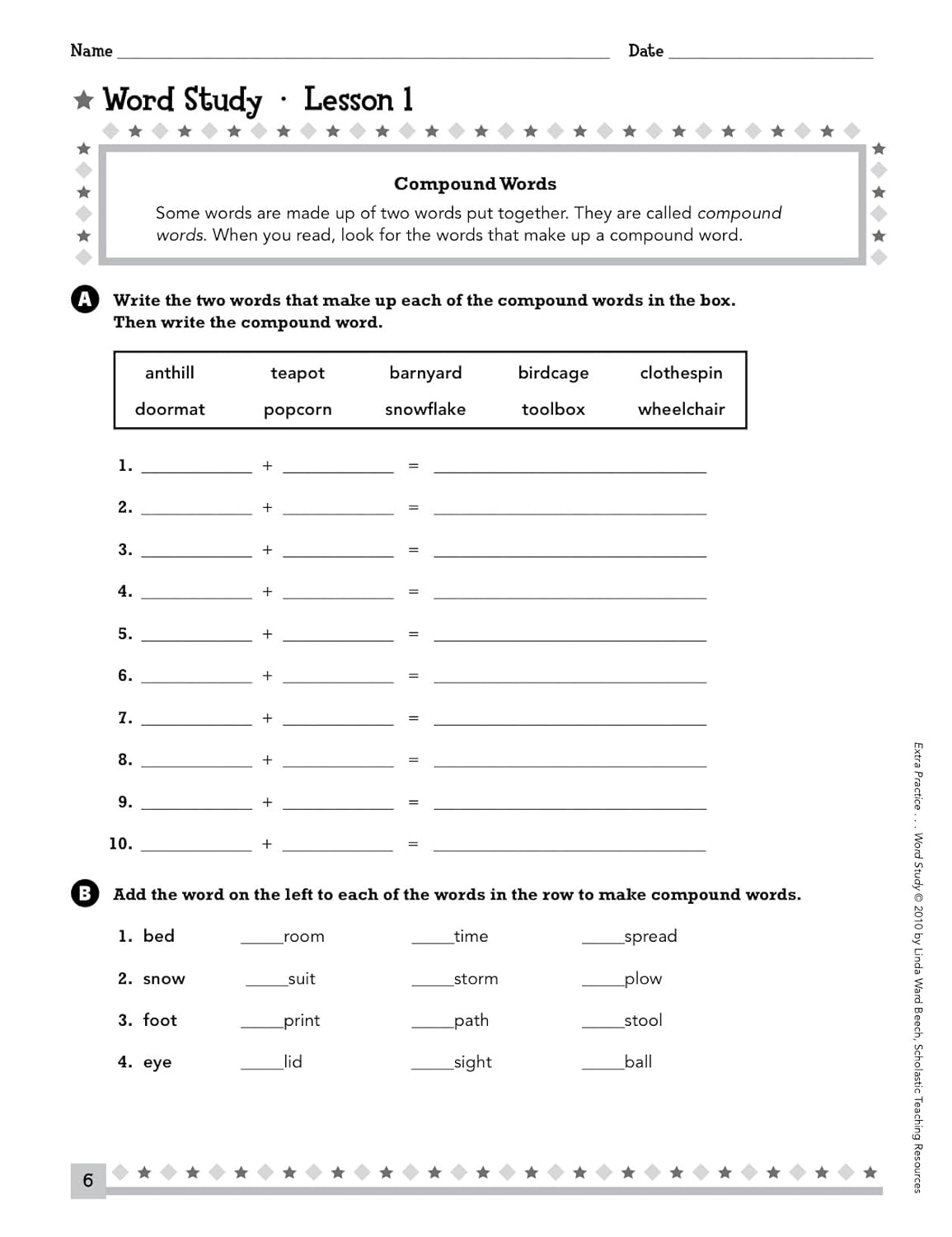 Scholastic Extra Practice For Struggling Readers: Word Study