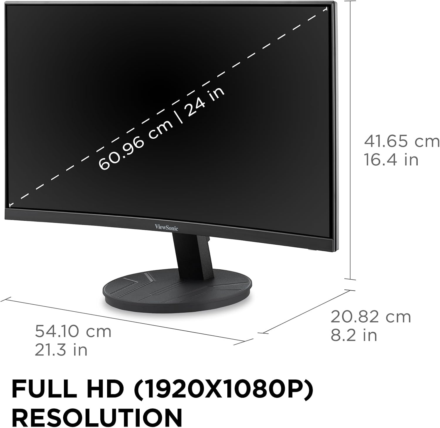 VIEWSONIC Full HD 1080p Frameless Eye Care Monitors