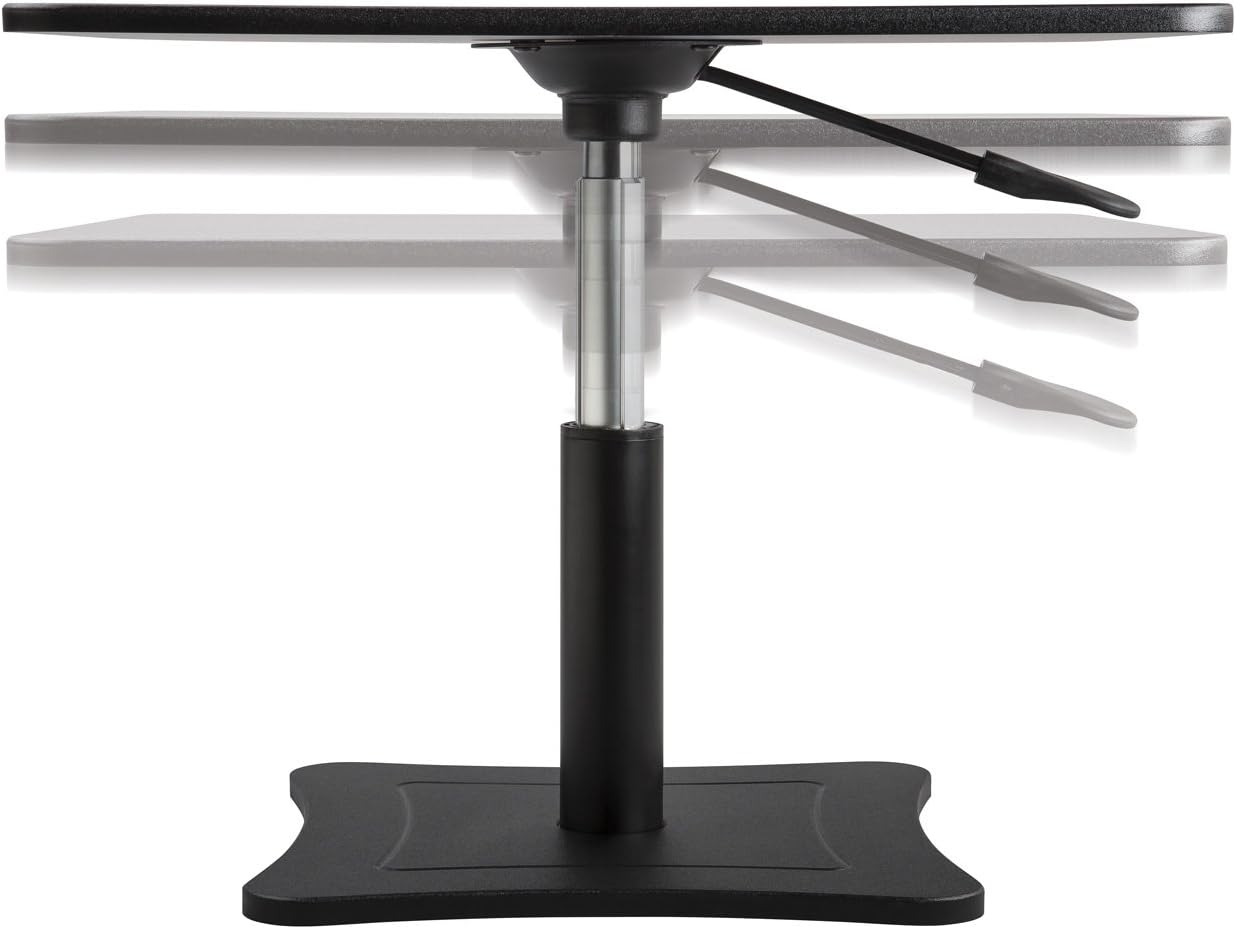 Victor Dc230 Adjustable Laptop Stand, 21 x 13 x 12 to 15.75, Black, Supports 20 Lbs