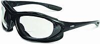 UVEX S0662X Seismic Safety Magnifier +2, Black, Anti-Fog, ANSI Z87.1+