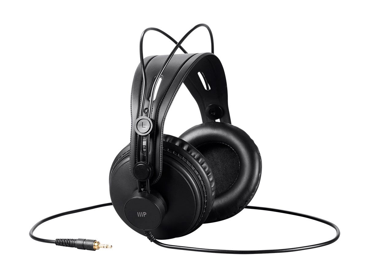 Monoprice - 116150 Modern Retro Over Ear Headphones with Ultra-Comfortable Ear Pads Perfect for Mobile Devices, HiFi