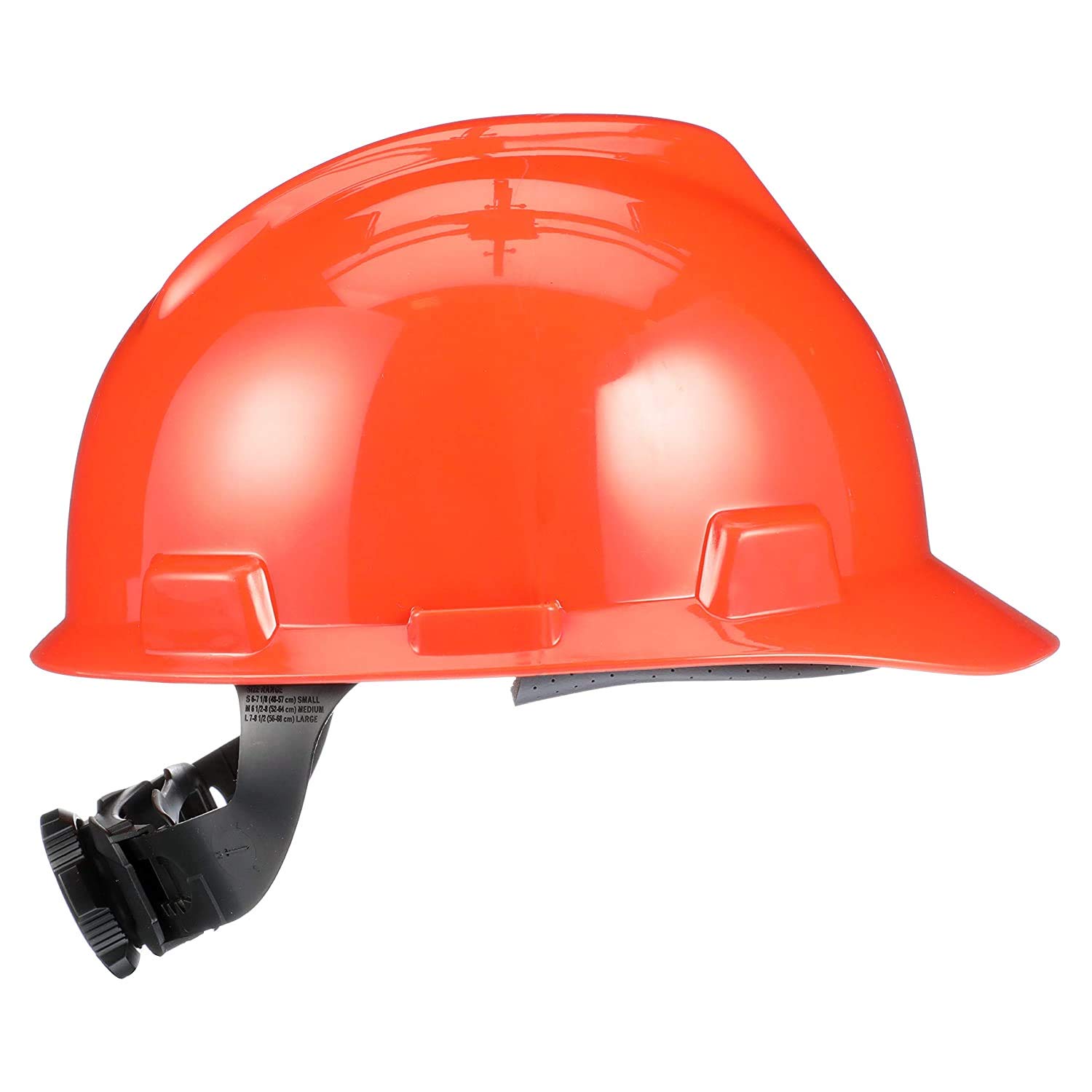 MSA 475361 V-Gard Cap Style Safety Hard Hat With Fas-Trac III Ratchet Suspension | Polyethylene Shell