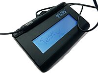 Topaz SignatureGem T-L462 Electronic Signature Pad - Backlit LCD - Active Pen - 4.40in x 1.30in Active Area LCD