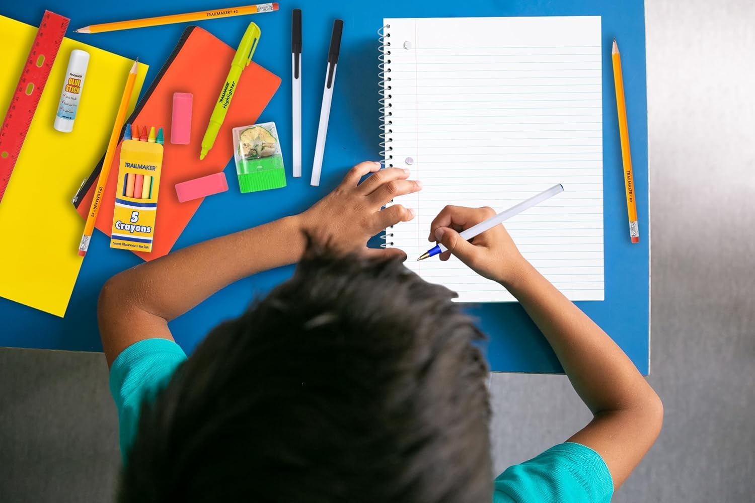 20 Piece School Supplies Pack for K-12 Back to School Supplies Bundle for School Students, Boys and Girls