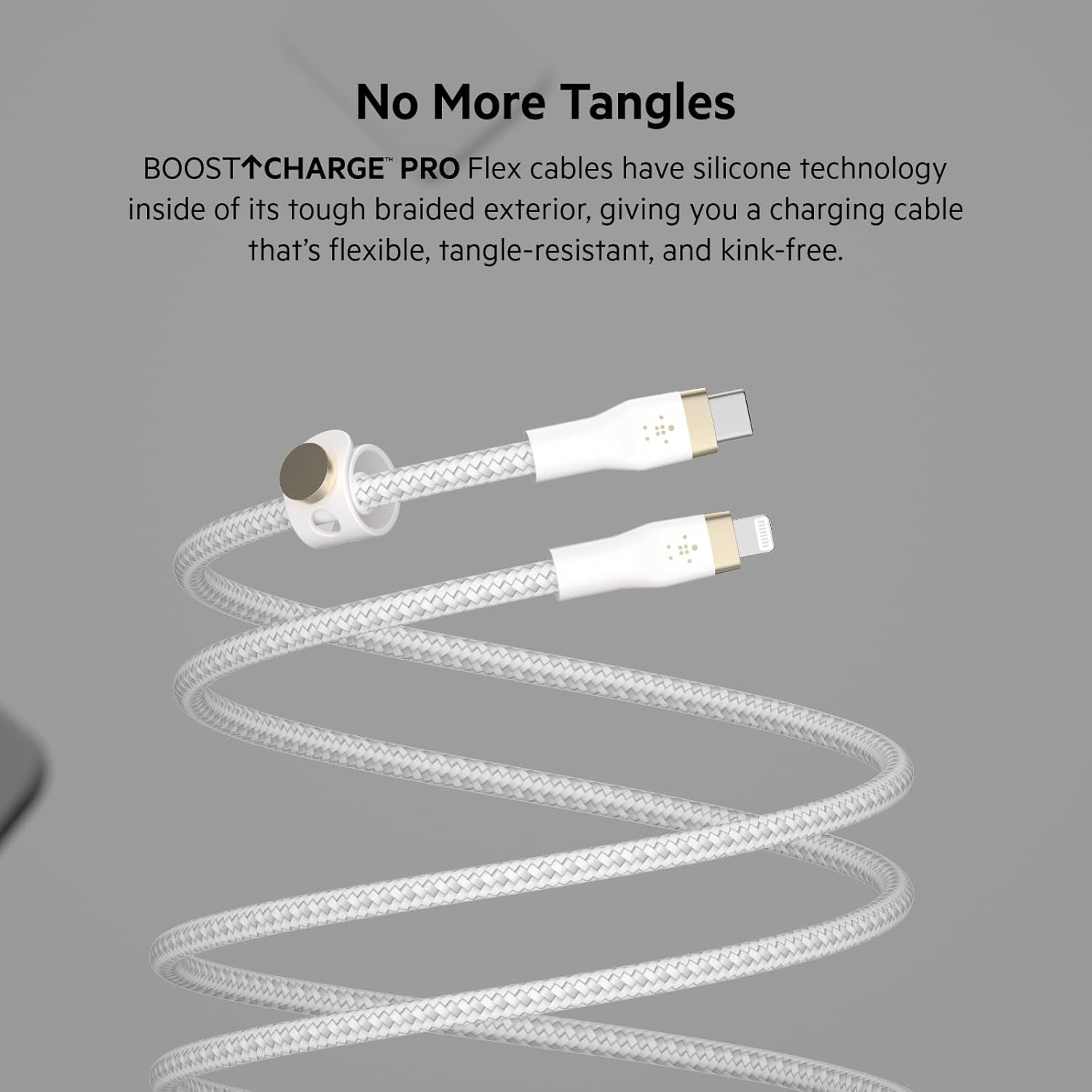 Belkin BoostCharge Pro Flex Braided USB-C to Lightning Cable