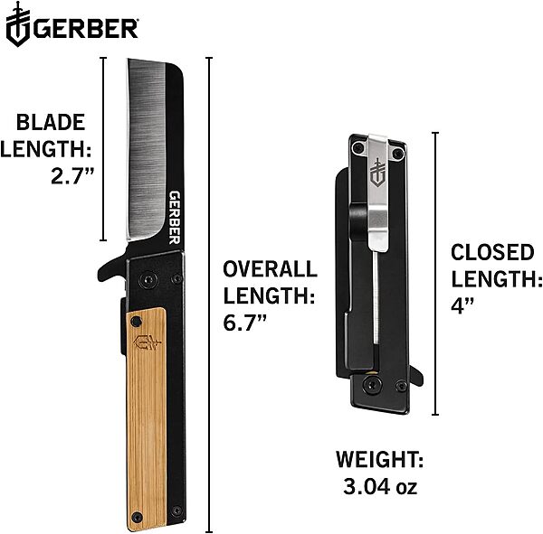 GERBER GEAR Quadrant Clip Folding Knife