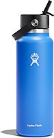HYDRO FLASK Wide Mouth Flex Straw Cap Bottle - Insulated Stainless Steel