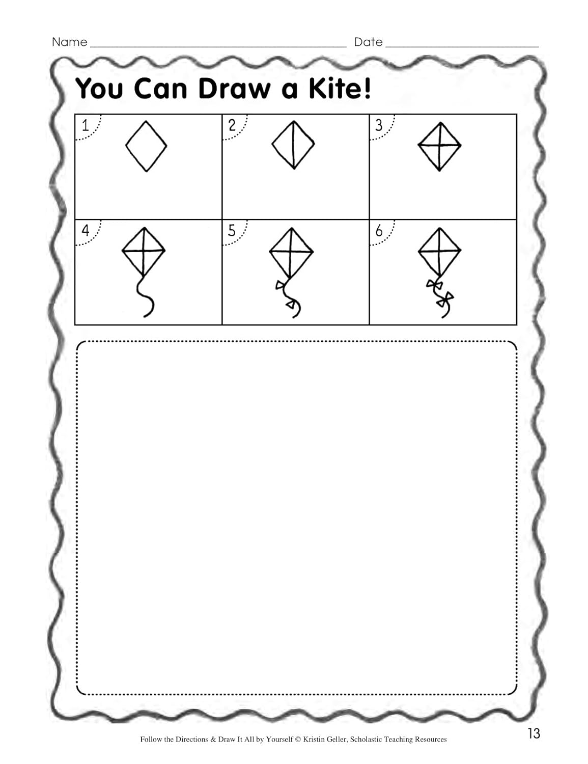 Follow the Directions & Draw It All by Yourself!: 25 Reproducible Lessons That Guide Kids to Draw Adorable Pictures