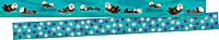 Barker Creek Double-Sided Border, Sea & Sky Otters, Trim Out Bulletin Boards and Create Colorful Displays with 70' of Designer Double-Sided Border, 3" x 70', Pack of 2 (4014)