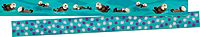 Barker Creek Double-Sided Border, Sea & Sky Otters, Trim Out Bulletin Boards and Create Colorful Displays with 70' of Designer Double-Sided Border, 3" x 70', Pack of 2 (4014)