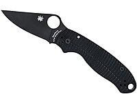 Spyderco Para 3 Salt G-10 CPM MagnaCut 7.20-Inch Knife with 2.93-Inch PlainEdge Blade, Full Flat Grind
