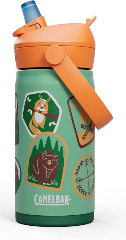 CAMELBAK Thrive Flip Straw Kids Stainless Steel Water Bottle