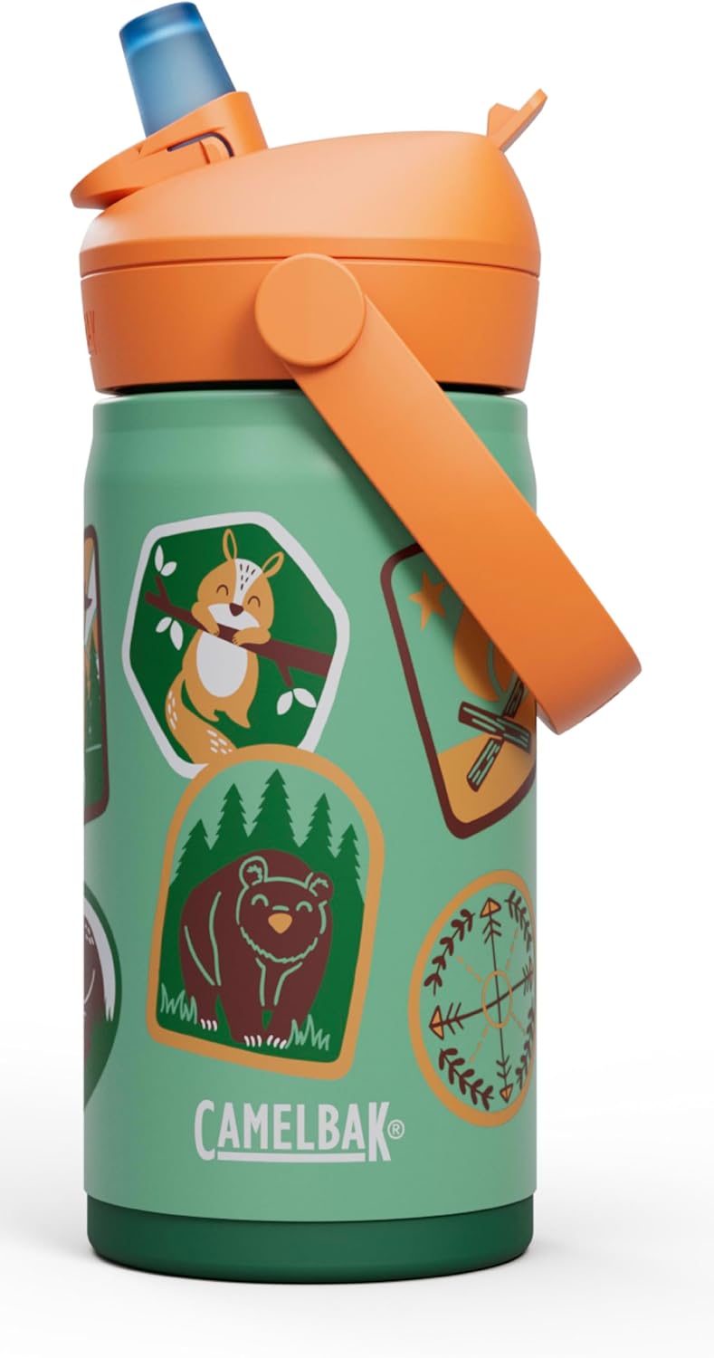 CAMELBAK Thrive Flip Straw Kids Stainless Steel Water Bottle