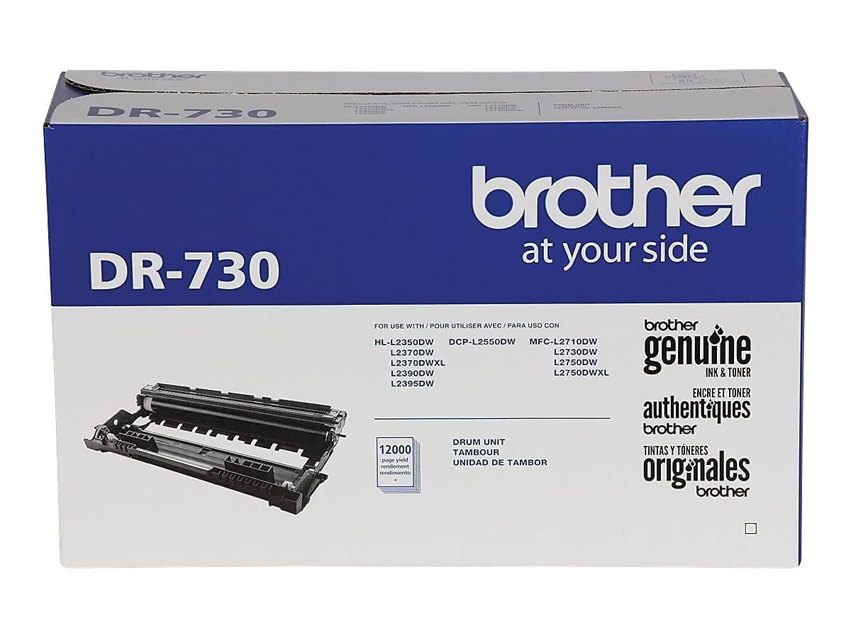 Brother (DR730) Drum Unit, Black, Standard Yield