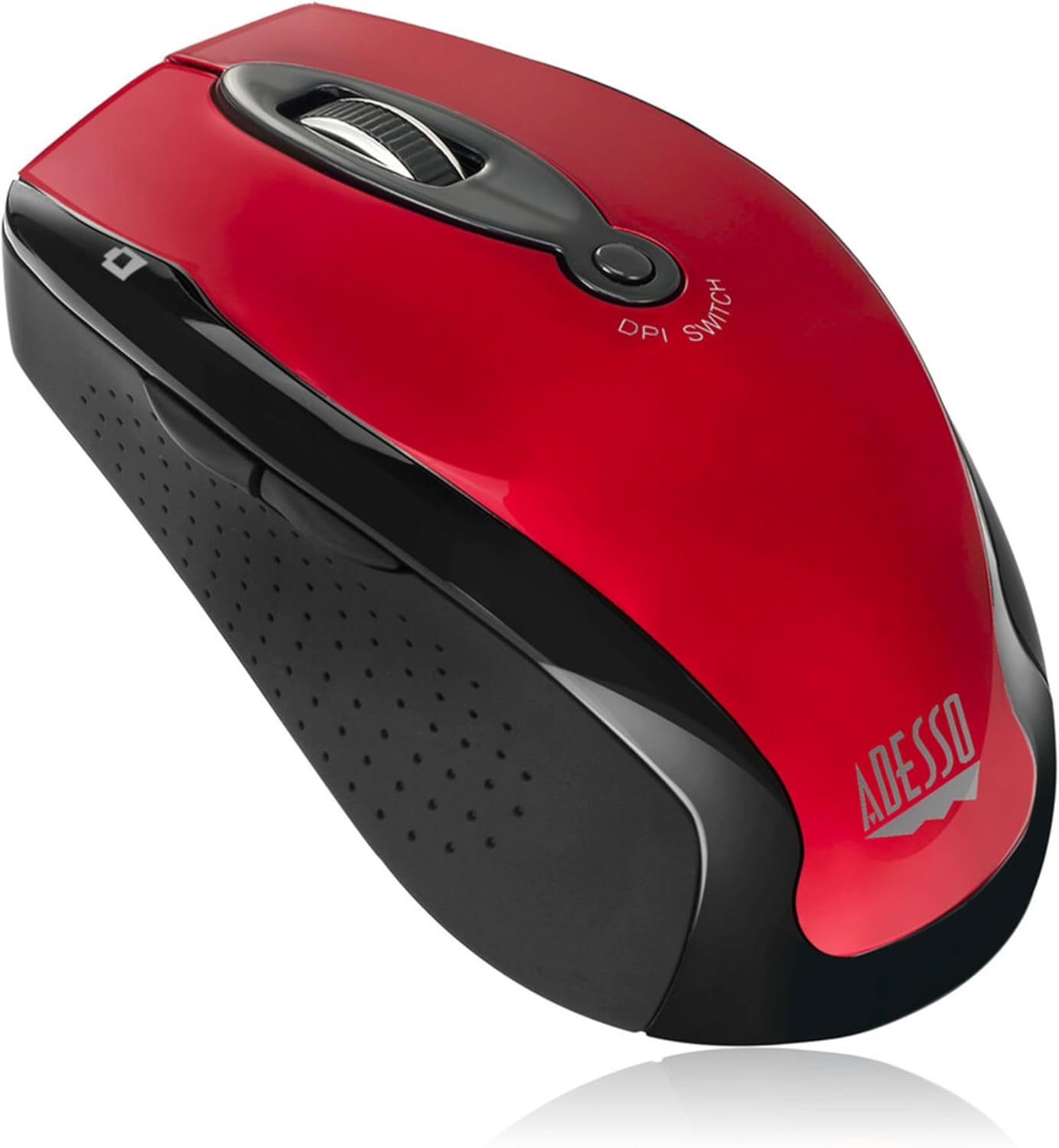 iMouse M20R – Wireless Ergonomic Optical Mouse, Red
