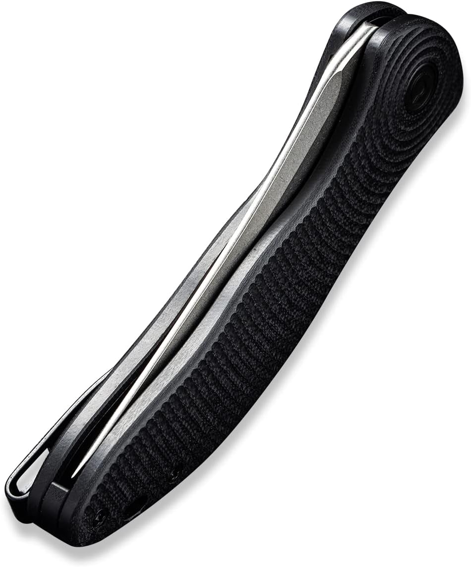 CIVIVI Synergy3 Pocket Knife - 3.24 Nitro-V Stonewashed Black G10