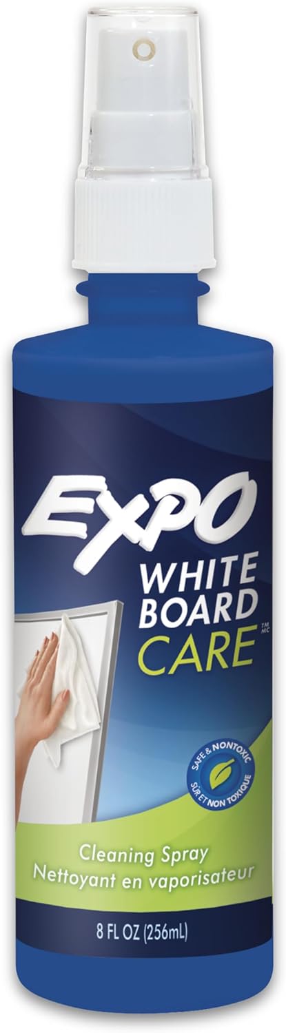 EXPO Dry Erase Whiteboard Cleaning Spray 8 oz. Standard Less than 10 ounces