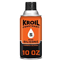 Kroil Penetrating Oil with Silicone (Aerosol Spray-10oz Can-Single) | Penetrant for Rusted Bolts
