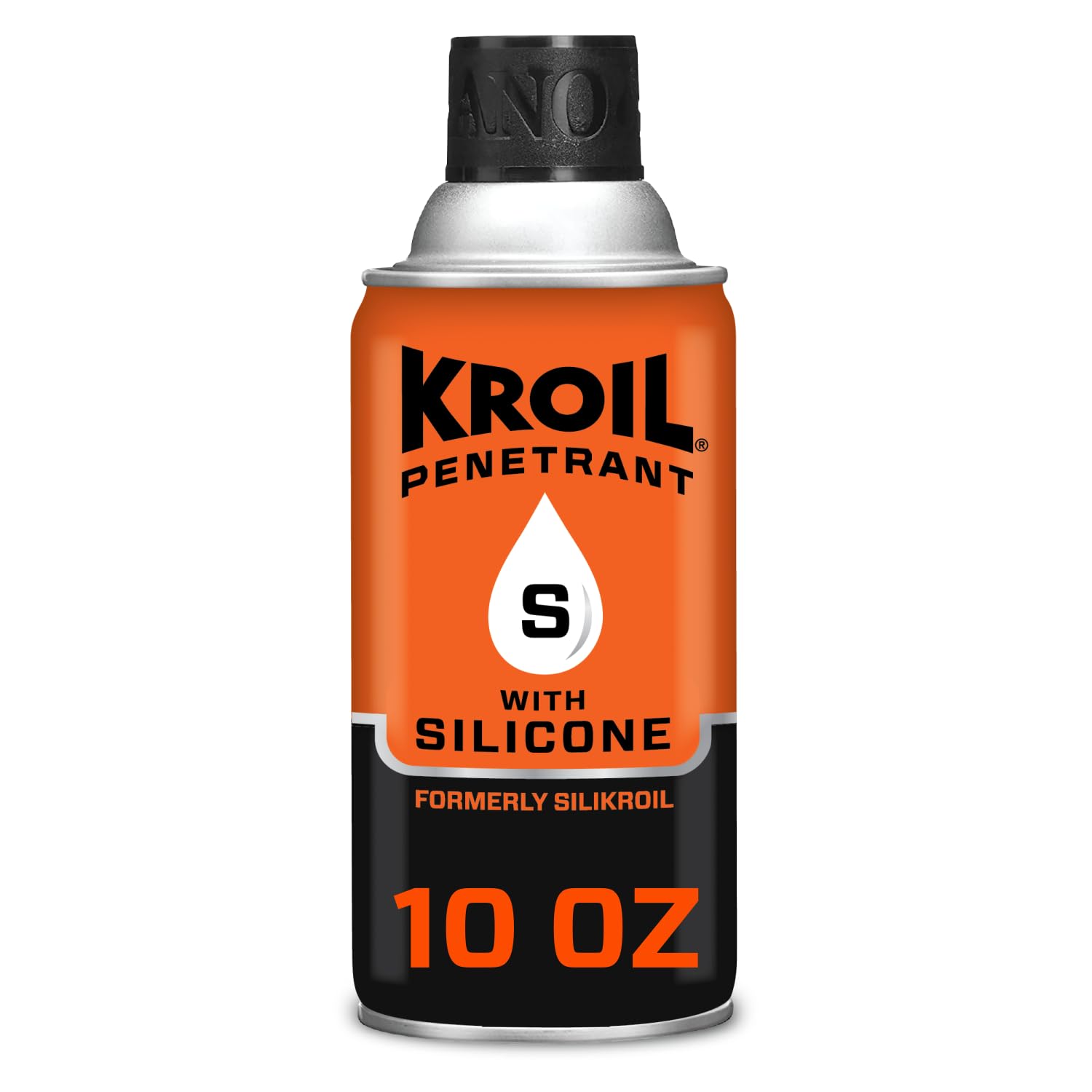 Kroil Penetrating Oil with Silicone (Aerosol Spray-10oz Can-Single) | Penetrant for Rusted Bolts
