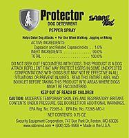 SABRE Protector Dog Spray with Key Ring, 14 Bursts, 12-Foot Range