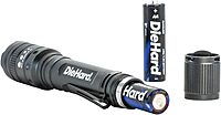 DieHard 270-Lumen Aluminum Twist-Focus Flashlight, 5-3/4in x 1in, Gray