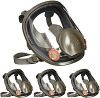 3M 6900 Full Facepiece Reusable Respirator - Particulate, Gases, Vapor, Debris Protection
