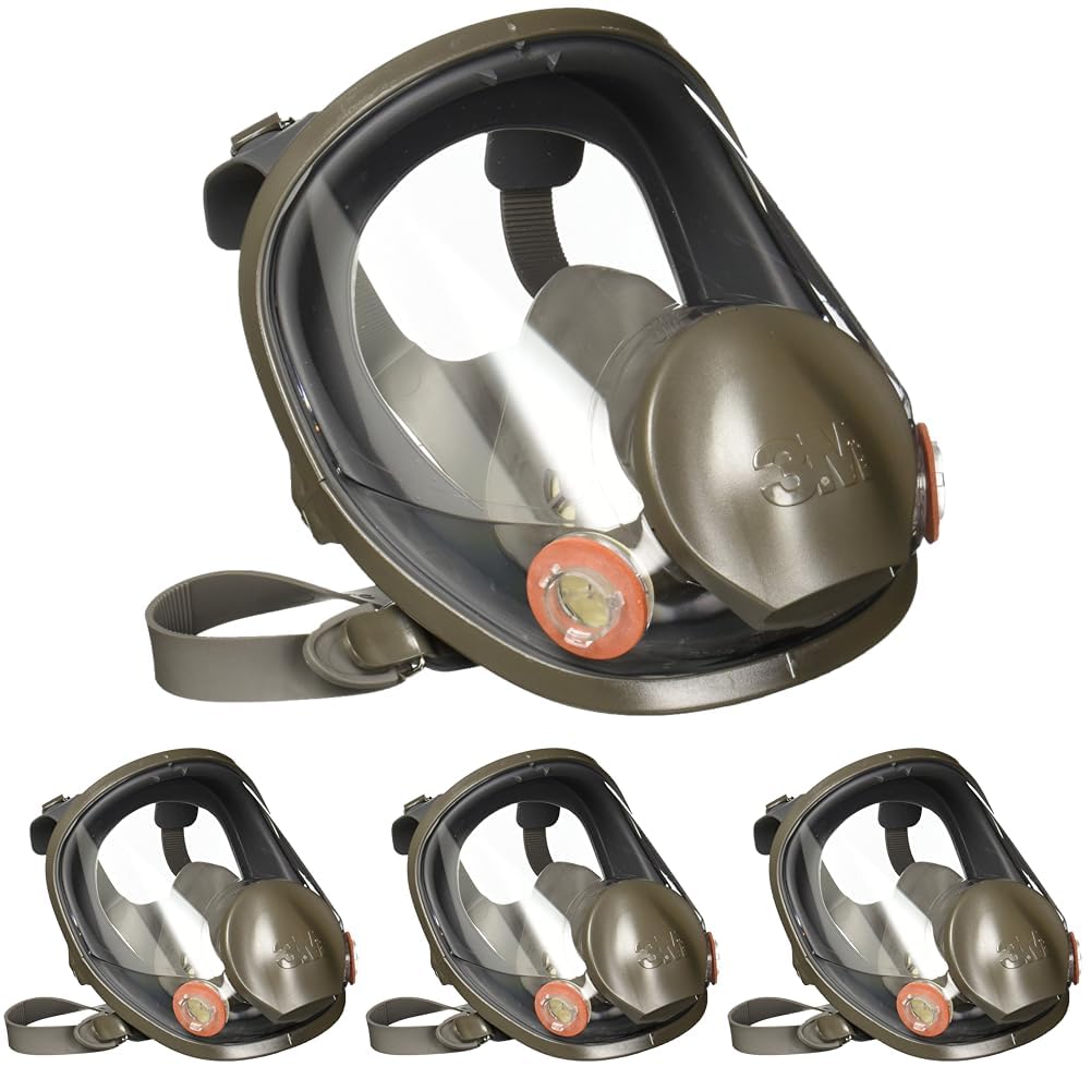 3M 6900 Full Facepiece Reusable Respirator - Particulate, Gases, Vapor, Debris Protection