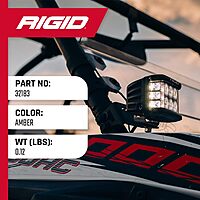 Rigid Industries 32183 D-Ss Series Light Cover, Amber