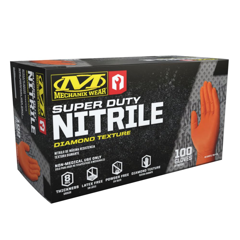 Mechanix Wear 8 Mil Nitrile RDT Disposable Gloves