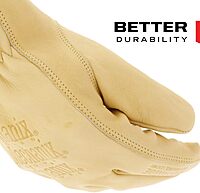 Mechanix Wear Leather Cow Driver Gloves - Durahide DRY Work Gloves