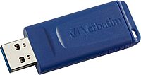 VERBATIM USB 2.0 Retractable Cap-less Flash Drive - Universally Compatible