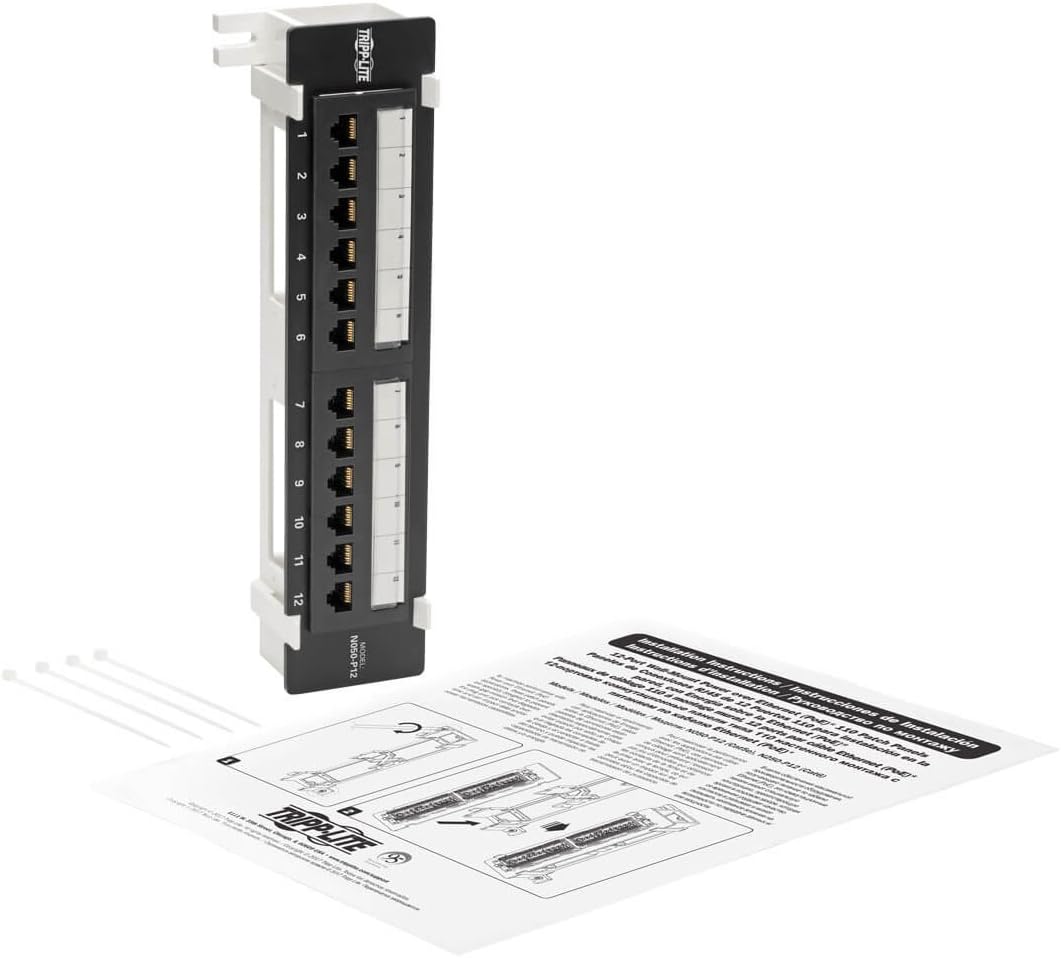 TRIPP LITE Cat5 / Cat5e PoE+ Compliant Patch Panel
