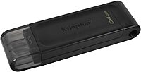 Kingston DataTraveler 70 64GB Portable and Lightweight USB-C flashdrive with USB 3.2 Gen 1 speeds DT70/64GB