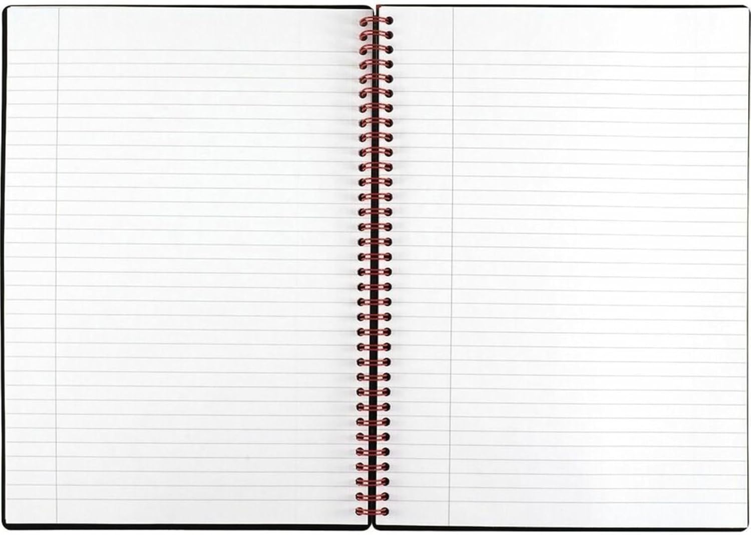 Black n' Red Notebook, Business Journal, Optik Paper, Wirebound, 70 Sheets, Ruled, SCRIBZEE-compatible