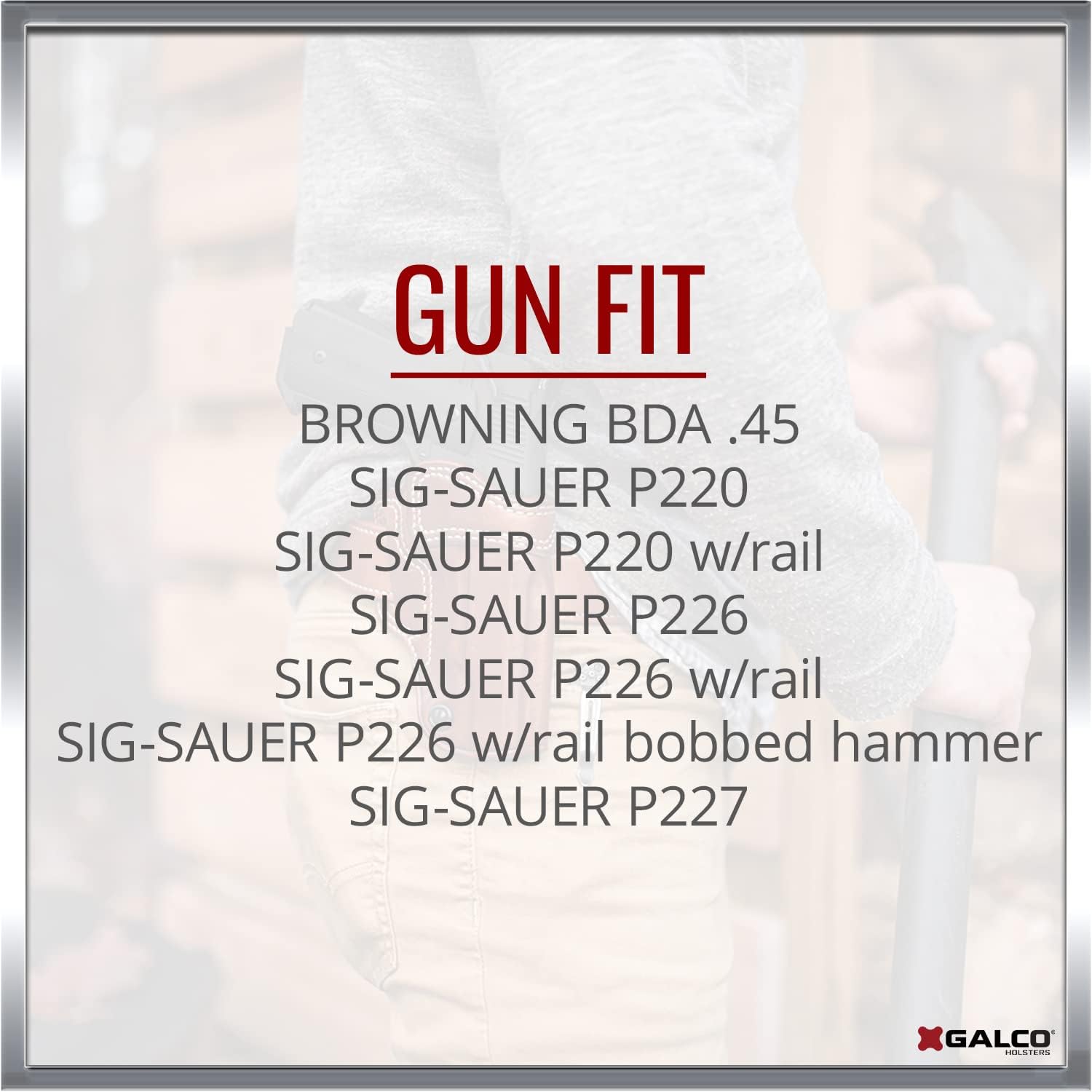 Galco Avenger Belt Holster