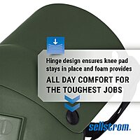 Sellstrom KneePro Ultra Flex III Professional Knee Pads with Triple-Layer Foam, Hinged Design & Speed Clips