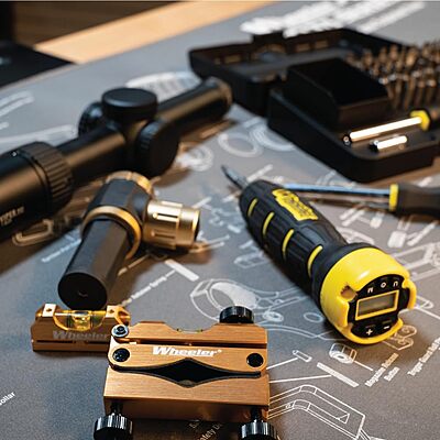 WHEELER Professional Laser Bore Sighter with Magnetic Connection and Storage Case