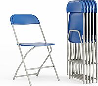Flash Furniture Hercules Series Commercial-Grade Plastic Folding Chair - 650LB Weight Capacity