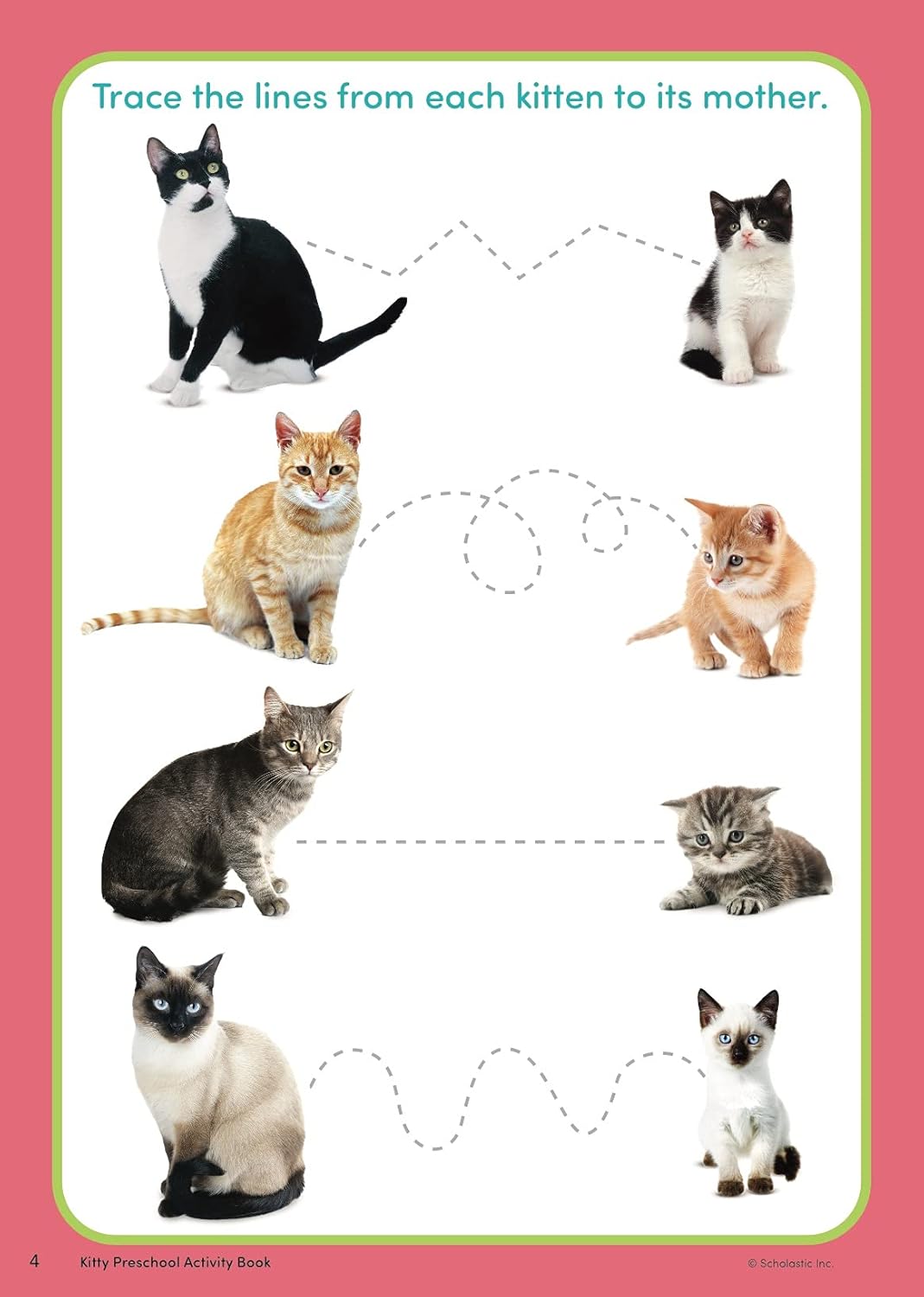 Scholastic Kitty Preschool Activity Book, Pre-K