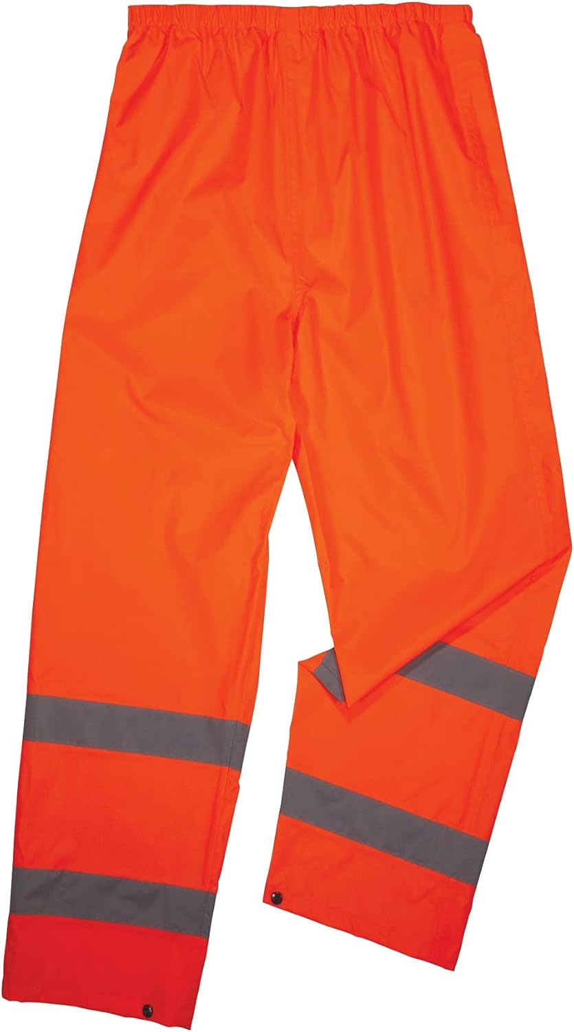 Ergodyne Glowear 8916 Class E Lightweight Hi-Vis Rain Pants