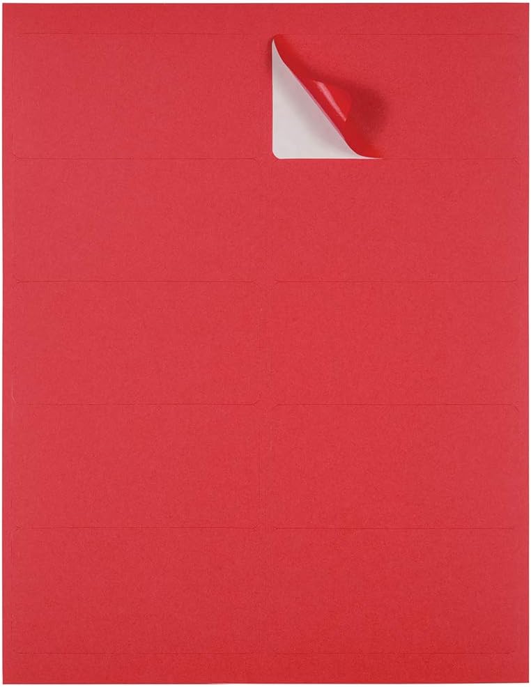 JAM PAPER Mailing Address Labels - Self-Adhesive Rectangular