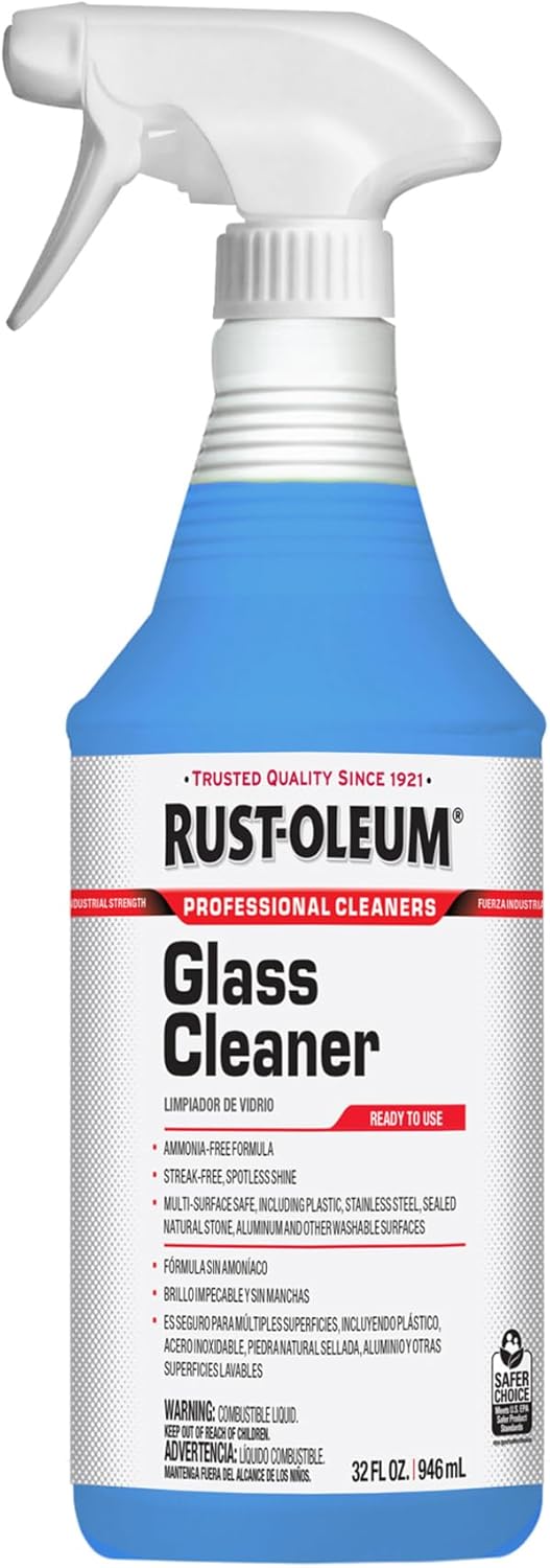 Krud Kutter Pro Glass Cleaner, 32 oz Spray Bottle (Pack of 6)