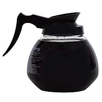 BUNN Glass Commercial 12-Cup Coffee Decanter, Clear/Black